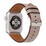 Dây đeo đồng hồ da thật phong cách mới cho Apple Watch Series 10 42mm / 9&8&7 41mm / SE 3&SE 2&6&SE&5&4 40mm / 3&2&1 38mm, 38mm