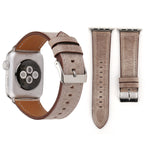 Dây đeo đồng hồ da thật phong cách mới cho Apple Watch Series 10 42mm / 9&8&7 41mm / SE 3&SE 2&6&SE&5&4 40mm / 3&2&1 38mm, 38mm