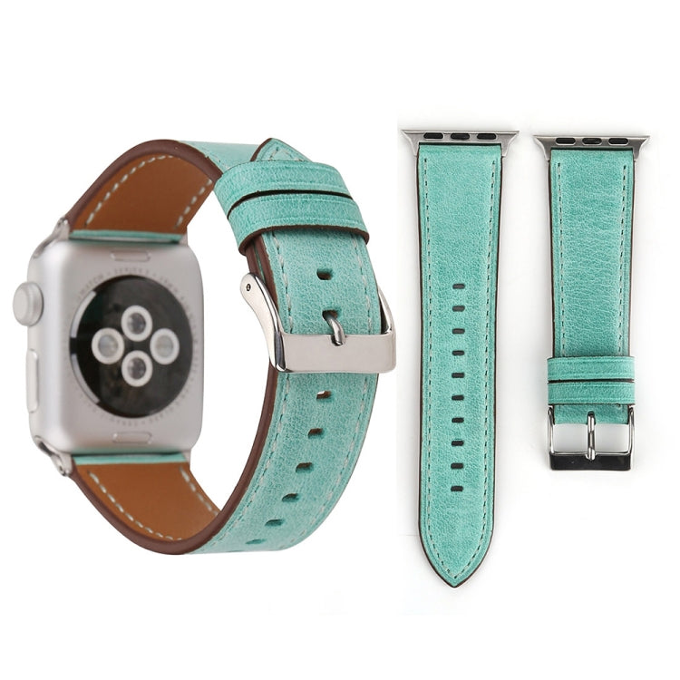 Dây đeo đồng hồ da thật phong cách mới cho Apple Watch Ultra 49mm & Watch Ultra 2 49mm / Series 10 46mm / 9&8&7 45mm / SE 3&SE 2&6&SE&5&4 44mm / 3&2&1 42mm, 42mm