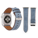 Dây đeo đồng hồ da thật phong cách mới cho Apple Watch Ultra 49mm & Watch Ultra 2 49mm / Series 10 46mm / 9&8&7 45mm / SE 3&SE 2&6&SE&5&4 44mm / 3&2&1 42mm, 42mm