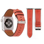 Dây đeo đồng hồ da thật phong cách mới cho Apple Watch Ultra 49mm & Watch Ultra 2 49mm / Series 10 46mm / 9&8&7 45mm / SE 3&SE 2&6&SE&5&4 44mm / 3&2&1 42mm, 42mm