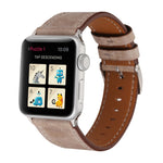 Dây đeo đồng hồ da thật phong cách mới cho Apple Watch Ultra 49mm & Watch Ultra 2 49mm / Series 10 46mm / 9&8&7 45mm / SE 3&SE 2&6&SE&5&4 44mm / 3&2&1 42mm, 42mm