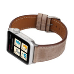 Dây đeo đồng hồ da thật phong cách mới cho Apple Watch Ultra 49mm & Watch Ultra 2 49mm / Series 10 46mm / 9&8&7 45mm / SE 3&SE 2&6&SE&5&4 44mm / 3&2&1 42mm, 42mm