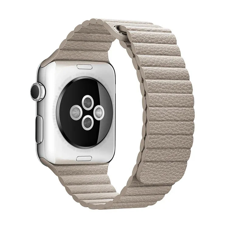 Dây đồng hồ da PU khóa vòng từ tính cho Apple Watch 38mm