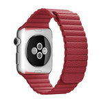 Dây đồng hồ da PU khóa vòng từ tính cho Apple Watch 38mm