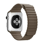 Dây đồng hồ da PU khóa vòng từ tính cho Apple Watch 38mm