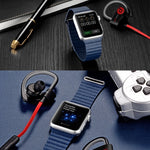 Dây đeo đồng hồ da PU khóa vòng từ tính cho Apple Watch 42mm