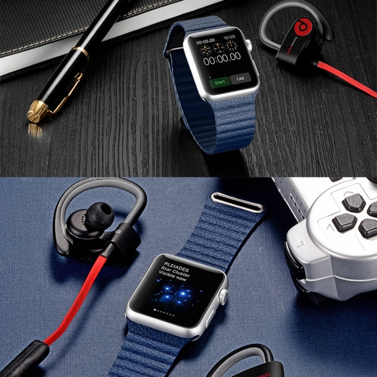 Dây đeo đồng hồ da PU khóa vòng từ tính cho Apple Watch 42mm