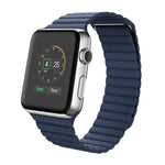 Dây đeo đồng hồ da PU khóa vòng từ tính cho Apple Watch 42mm
