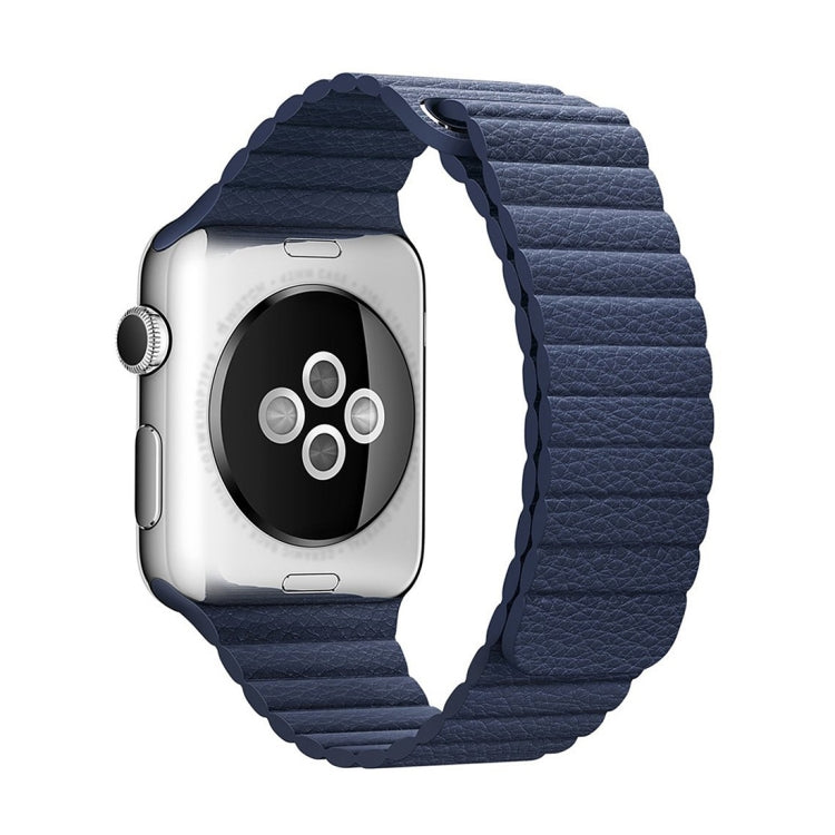 Dây đeo đồng hồ da PU khóa vòng từ tính cho Apple Watch 42mm