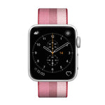 Dây đeo đồng hồ nylon dệt sọc cho Apple Watch 42mm, dành cho Apple Watch 42mm