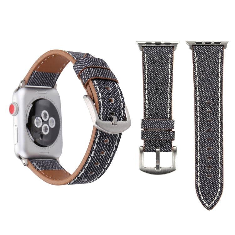 Dây đồng hồ da thật họa tiết cao bồi thời trang đơn giản cho Apple Watch Ultra 49mm & Watch Ultra 2 49mm / Series 10 46mm / 9&8&7 45mm / SE 3&SE 2&6&SE&5&4 44mm / 3&2&1 42mm, 42mm