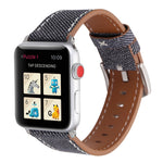 Dây đồng hồ da thật họa tiết cao bồi thời trang đơn giản cho Apple Watch Ultra 49mm & Watch Ultra 2 49mm / Series 10 46mm / 9&8&7 45mm / SE 3&SE 2&6&SE&5&4 44mm / 3&2&1 42mm, 42mm