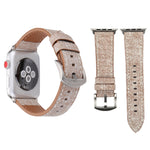 Dây đồng hồ da thật họa tiết cao bồi thời trang đơn giản cho Apple Watch Ultra 49mm & Watch Ultra 2 49mm / Series 10 46mm / 9&8&7 45mm / SE 3&SE 2&6&SE&5&4 44mm / 3&2&1 42mm, 42mm