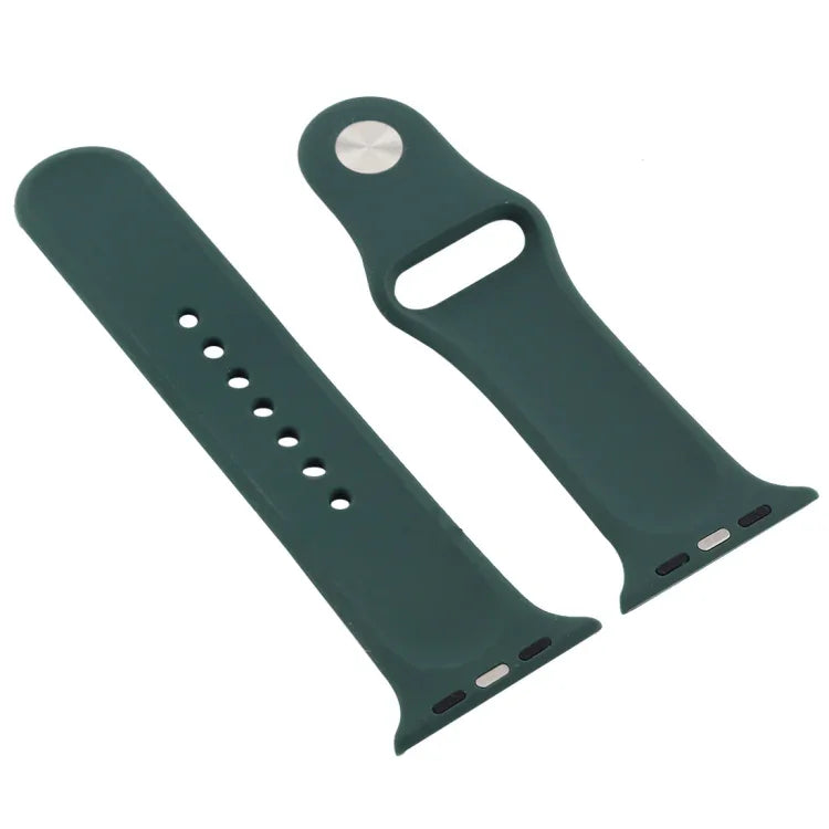 Dây đeo đồng hồ silicone cho Apple Watch Series 7 41mm / 6 & SE & 5 & 4 40mm / 3 & 2 & 1 38mm, dành cho Apple Watch Series 7 41mm / 6 & SE & 5 & 4 40mm / 3 & 2 & 1 38mm