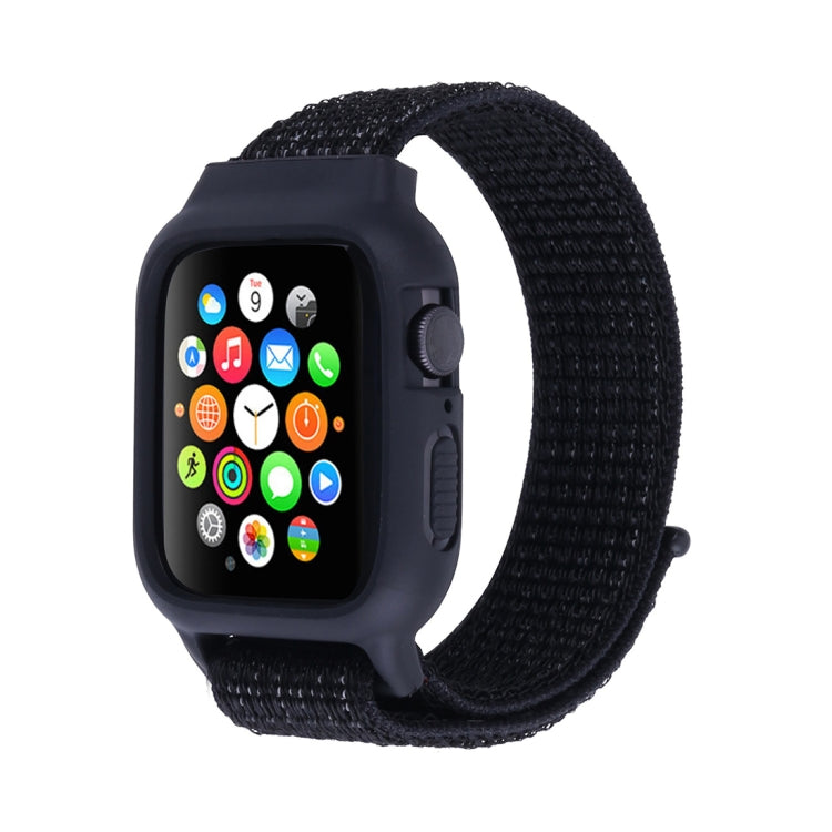 Dây đồng hồ nylon có móc và vòng dán cho Apple Watch Ultra 49mm / Series 8&7 45mm / SE 2&6&SE&5&4 44mm / 3&2&1 42mm