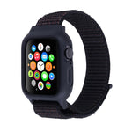 Dây đồng hồ nylon có móc và vòng dán cho Apple Watch Ultra 49mm / Series 8&7 45mm / SE 2&6&SE&5&4 44mm / 3&2&1 42mm
