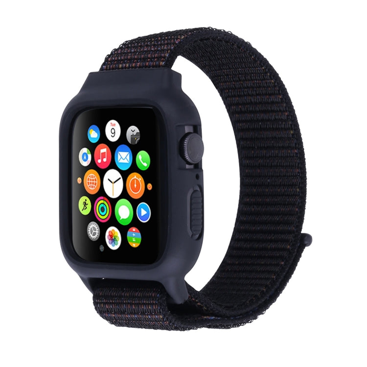 Dây đồng hồ nylon có móc và vòng dán cho Apple Watch Ultra 49mm / Series 8&7 45mm / SE 2&6&SE&5&4 44mm / 3&2&1 42mm
