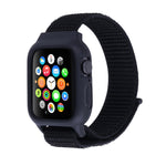 Dây đồng hồ nylon có móc và vòng dán cho Apple Watch Ultra 49mm / Series 8&7 45mm / SE 2&6&SE&5&4 44mm / 3&2&1 42mm
