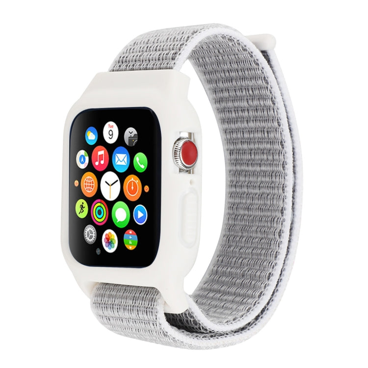 Dây đồng hồ nylon có móc và vòng dán cho Apple Watch Ultra 49mm / Series 8&7 45mm / SE 2&6&SE&5&4 44mm / 3&2&1 42mm