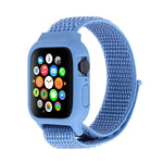 Dây đồng hồ nylon có móc và vòng dán cho Apple Watch Ultra 49mm / Series 8&7 45mm / SE 2&6&SE&5&4 44mm / 3&2&1 42mm