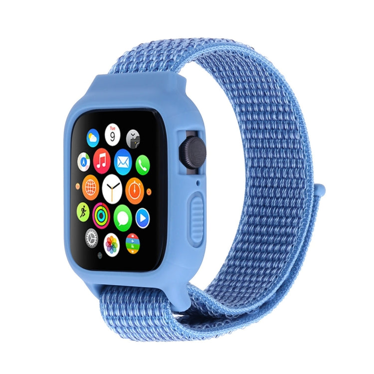 Dây đồng hồ nylon có móc và vòng dán cho Apple Watch Ultra 49mm / Series 8&7 45mm / SE 2&6&SE&5&4 44mm / 3&2&1 42mm