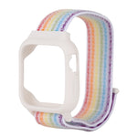 Dây đồng hồ nylon có móc và vòng dán cho Apple Watch Ultra 49mm / Series 8&7 45mm / SE 2&6&SE&5&4 44mm / 3&2&1 42mm