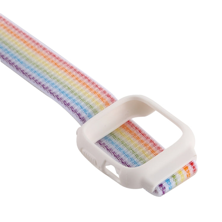 Dây đồng hồ nylon có móc và vòng dán cho Apple Watch Ultra 49mm / Series 8&7 45mm / SE 2&6&SE&5&4 44mm / 3&2&1 42mm