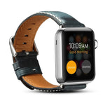 Dây đồng hồ da sáp dầu Denior phong cách cổ điển cho Apple Watch Series 7 45mm / 6 & SE & 5 & 4 44mm / 3 & 2 & 1 42mm
