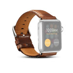 Dây đồng hồ da sáp dầu Denior phong cách cổ điển cho Apple Watch Series 7 45mm / 6 & SE & 5 & 4 44mm / 3 & 2 & 1 42mm