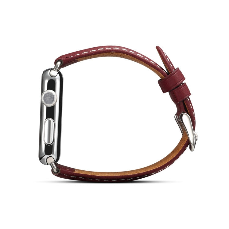Dây đồng hồ da xe sang Denior thân thiện môi trường cho Apple Watch Ultra 49mm & Watch Ultra 2 49mm / Series 10 46mm / 9&8&7 45mm / SE 3&SE 2&6&SE&5&4 44mm / 3&2&1 42mm