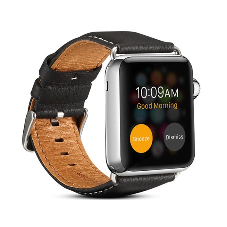 Dây đồng hồ da xe sang Denior thân thiện môi trường cho Apple Watch Ultra 49mm & Watch Ultra 2 49mm / Series 10 46mm / 9&8&7 45mm / SE 3&SE 2&6&SE&5&4 44mm / 3&2&1 42mm