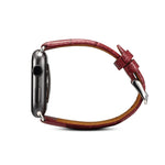 Dây đồng hồ da bò vân cá sấu Denior cho Apple Watch Ultra 49mm & Watch Ultra 2 49mm / Series 10 46mm / 9&8&7 45mm / SE 3&SE 2&6&SE&5&4 44mm / 3&2&1 42mm