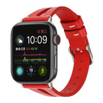 Dây Đồng Hồ Da Hình Chữ V Đơn Giản cho Apple Watch Ultra 49mm & Watch Ultra 2 49mm / Series 10 46mm / 9&8&7 45mm / SE 3&SE 2&6&SE&5&4 44mm / 3&2&1 42mm