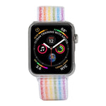 Dây đeo đồng hồ nylon dán magic cho Apple Watch Series 3 & 2 & 1 42mm, dành cho Series 3 & 2 & 1 42mm