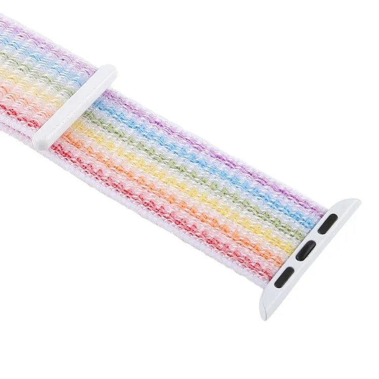 Dây đeo đồng hồ nylon dán magic cho Apple Watch Series 3 & 2 & 1 42mm, dành cho Series 3 & 2 & 1 42mm