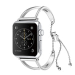 Dây đồng hồ kim loại hình chữ V với khóa thép không gỉ cho Apple Watch Series 10 42mm / 9&8&7 41mm / SE 3&SE 2&6&SE&5&4 40mm / 3&2&1 38mm, 7 41mm / 6&SE&5&4 40mm / 3&2&1 38mm