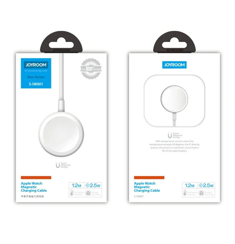 Cáp sạc từ tính di động JOYROOM S-IW001 Ben Series 1.2m 2.5W cho Apple Watch