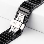 Dây đồng hồ gốm tinh tế cho Apple Watch Ultra 49mm & Watch Ultra 2 49mm / Series 10 46mm / 9&8&7 45mm / SE 3&SE 2&6&SE&5&4 44mm / 3&2&1 42mm, 42mm