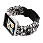 Dây đồng hồ dây dù dùi dù da thật Magic Paste với khóa thép không gỉ cho Apple Watch Series 10 42mm / 9&8&7 41mm / SE 3&SE 2&6&SE&5&4 40mm / 3&2&1 38mm, 7 41mm / 6&SE&5&4 40mm / 3&2&1 38mm