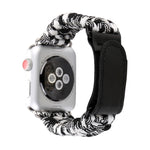 Dây đồng hồ dây dù dùi dù da thật Magic Paste với khóa thép không gỉ cho Apple Watch Series 10 42mm / 9&8&7 41mm / SE 3&SE 2&6&SE&5&4 40mm / 3&2&1 38mm, 7 41mm / 6&SE&5&4 40mm / 3&2&1 38mm