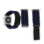 Dây đồng hồ dây dù dùi dù da thật Magic Paste với khóa thép không gỉ cho Apple Watch Series 10 42mm / 9&8&7 41mm / SE 3&SE 2&6&SE&5&4 40mm / 3&2&1 38mm, 7 41mm / 6&SE&5&4 40mm / 3&2&1 38mm