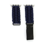 Dây đồng hồ da thật Magic Paste dây dù dù ô nylon với khóa thép không gỉ cho Apple Watch Ultra 49mm & Watch Ultra 2 49mm / Series 10 46mm / 9&8&7 45mm / SE 3&SE 2&6&SE&5&4 44mm / 3&2&1 42mm, 7 45mm / 6&SE&5&4 44mm / 3&2&1 42mm