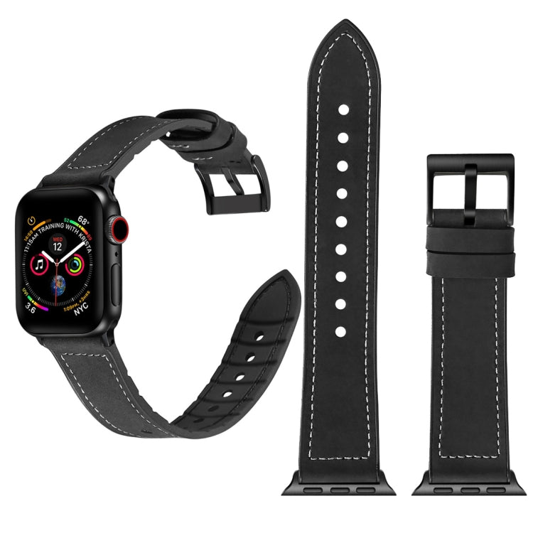 Dây đồng hồ TPU màu trơn + Thép không gỉ cho Apple Watch Series 10 42mm / 9&8&7 41mm / SE 3&SE 2&6&SE&5&4 40mm / 3&2&1 38mm, 40mm