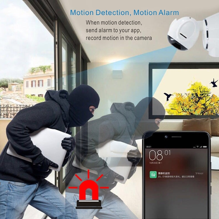 Camera IP không dây YH001 720P HD 1.0 MP, Hỗ trợ hồng ngoại ban đêm / Phát hiện chuyển động / Điều khiển qua APP, Phích cắm AU, YH001 720P
