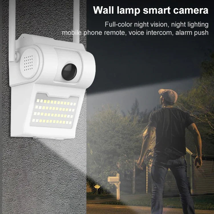 Camera thông minh DP14 2.0 triệu điểm ảnh 1080P HD gắn tường, Hỗ trợ quan sát ban đêm toàn màu / phát hiện chuyển động / đàm thoại hai chiều / thẻ TF, phích cắm AU, DP14