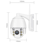QX2 Camera Thông Minh IP66 Chống Nước Toàn Cảnh 360 Độ HD 1080P WiFi Ban Ngày Và Đêm Màu Đầy Đủ, Hỗ Trợ Phát Hiện Chuyển Động / Âm Thanh Hai Chiều / Thẻ TF, Phích Cắm Mỹ, Phiên Bản WiFi