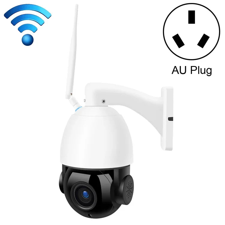 QX5 Camera thông minh WiFi dome không dây 2.0 triệu điểm ảnh 1080P HD zoom 20X, Hỗ trợ hồng ngoại ban đêm / Phát hiện chuyển động / Đàm thoại hai chiều / Thẻ TF, Phích cắm AU, Phiên bản WiFi