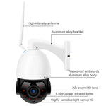 QX5 Camera thông minh WiFi dome không dây 2.0 triệu điểm ảnh 1080P HD zoom 20X, Hỗ trợ hồng ngoại ban đêm / Phát hiện chuyển động / Đàm thoại hai chiều / Thẻ TF, Phích cắm AU, Phiên bản WiFi