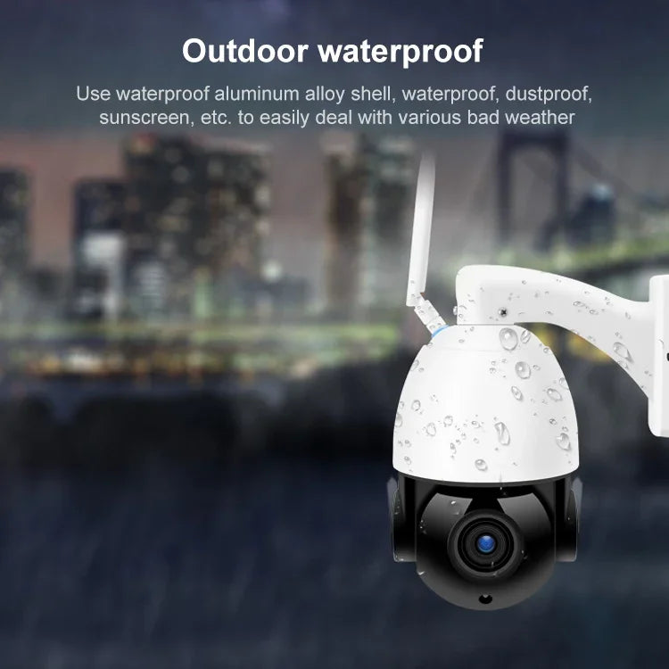 QX5 Camera thông minh WiFi dome không dây 2.0 triệu điểm ảnh 1080P HD zoom 20X, Hỗ trợ hồng ngoại ban đêm / Phát hiện chuyển động / Đàm thoại hai chiều / Thẻ TF, Phích cắm AU, Phiên bản WiFi